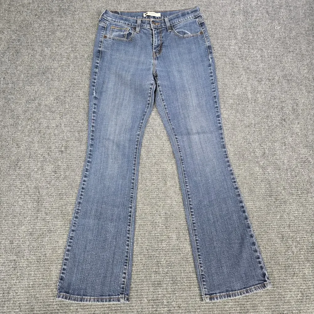 Levi’s 515 Boot Cut Jeans Womens 6M 29x31 Blue Stretch Denim Mid Rise